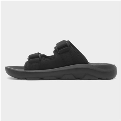 Mens Black EVA Twin Strap Sandal