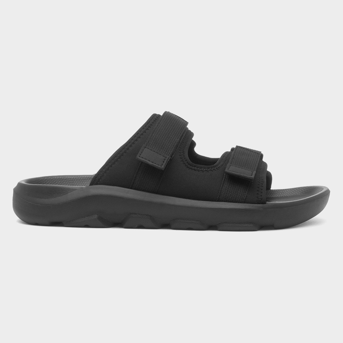 Mens Black EVA Twin Strap Sandal