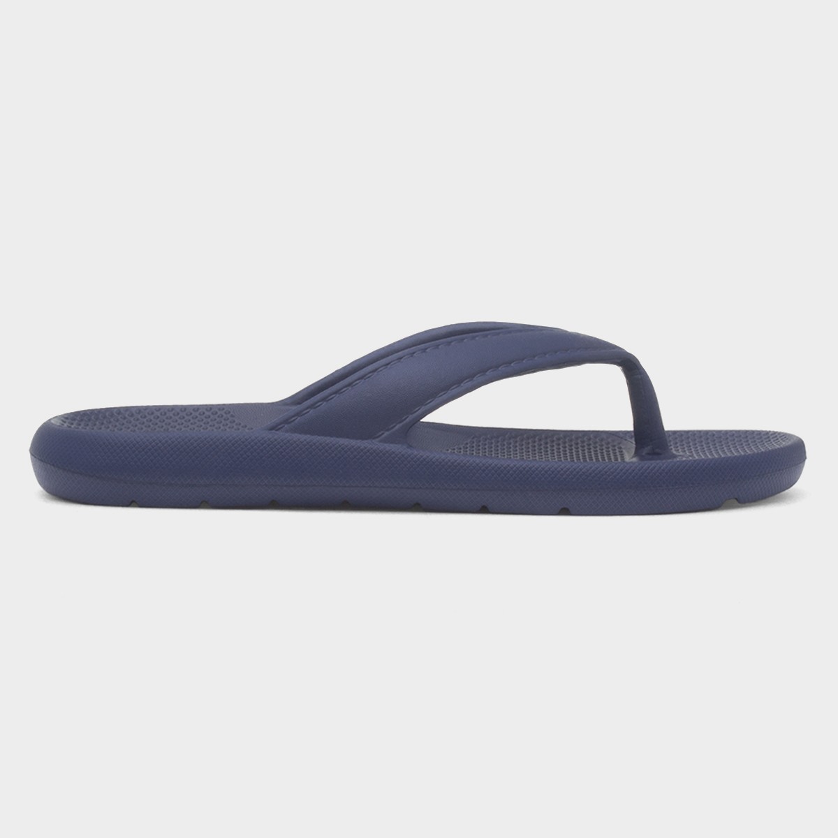 Mens Navy Toe Post Slip On EVA Sandal