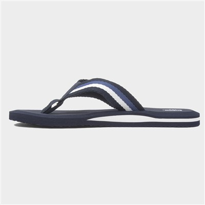 Tape Mens Navy Toe Post Sandal
