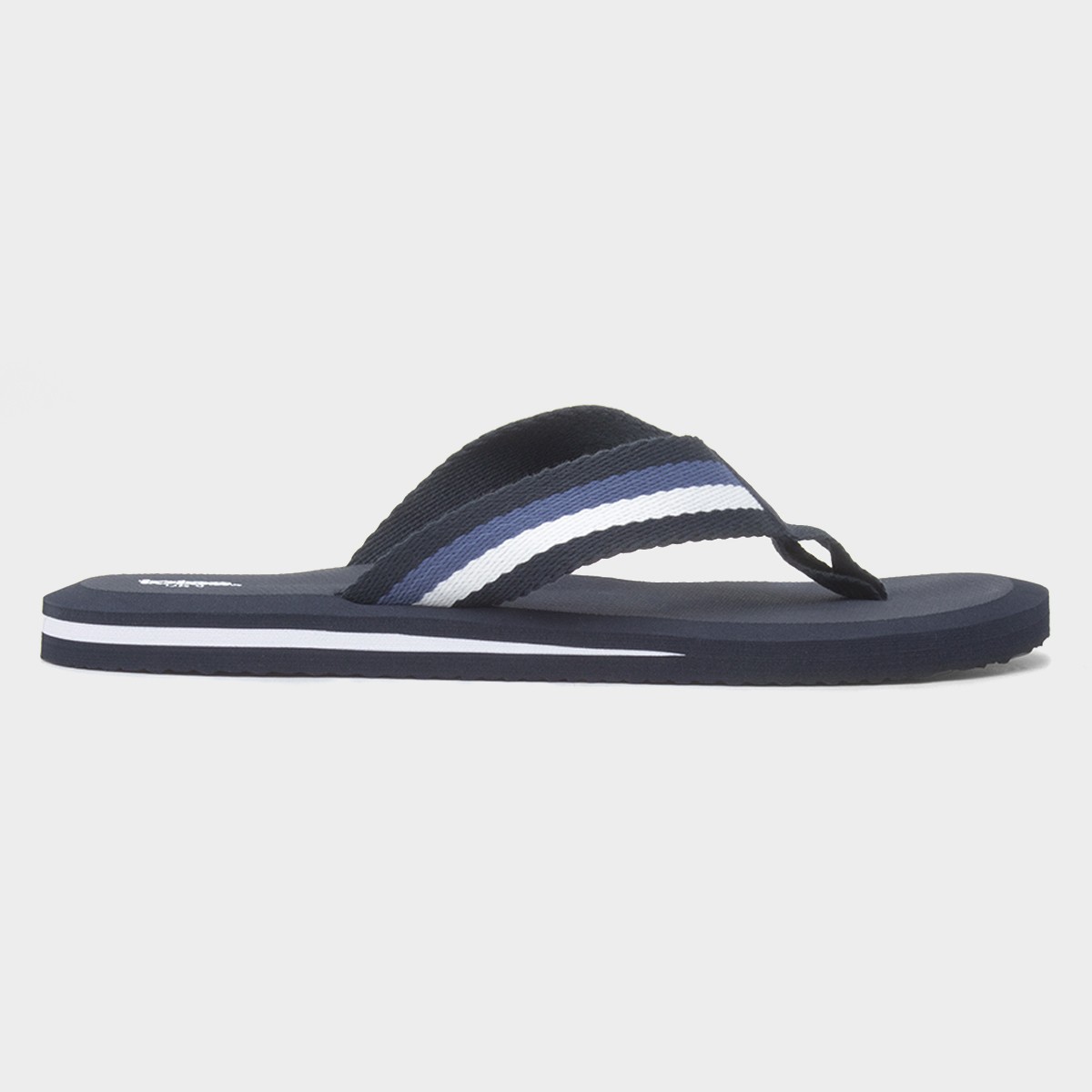 Tape Mens Navy Toe Post Sandal