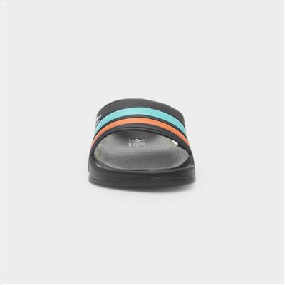 Pier Retro Mens Black EVA Slider