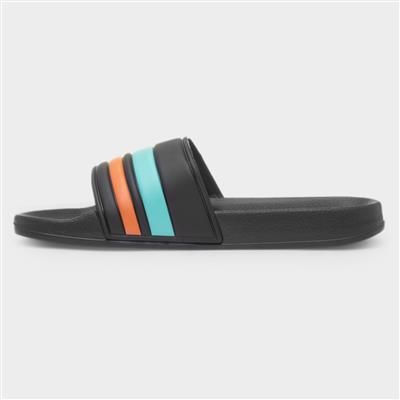 Pier Retro Mens Black EVA Slider