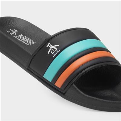 Pier Retro Mens Black EVA Slider