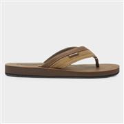 Trespass Scene Mens Cocoa Flip Flop (Click For Details)