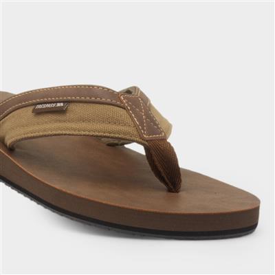 Scene Mens Cocoa Flip Flop