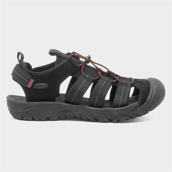 Torrance Mens Black Closed Toe Sandal