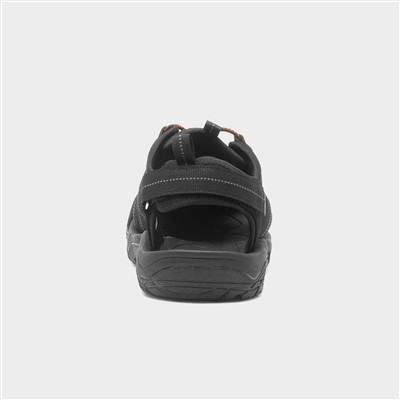 Torrance Mens Black Closed Toe Sandal