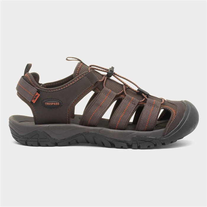 Torrance Mens Brown Closed Toe Sandal