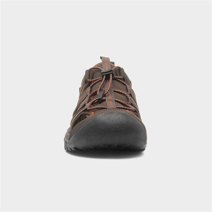 Torrance Mens Brown Closed Toe Sandal