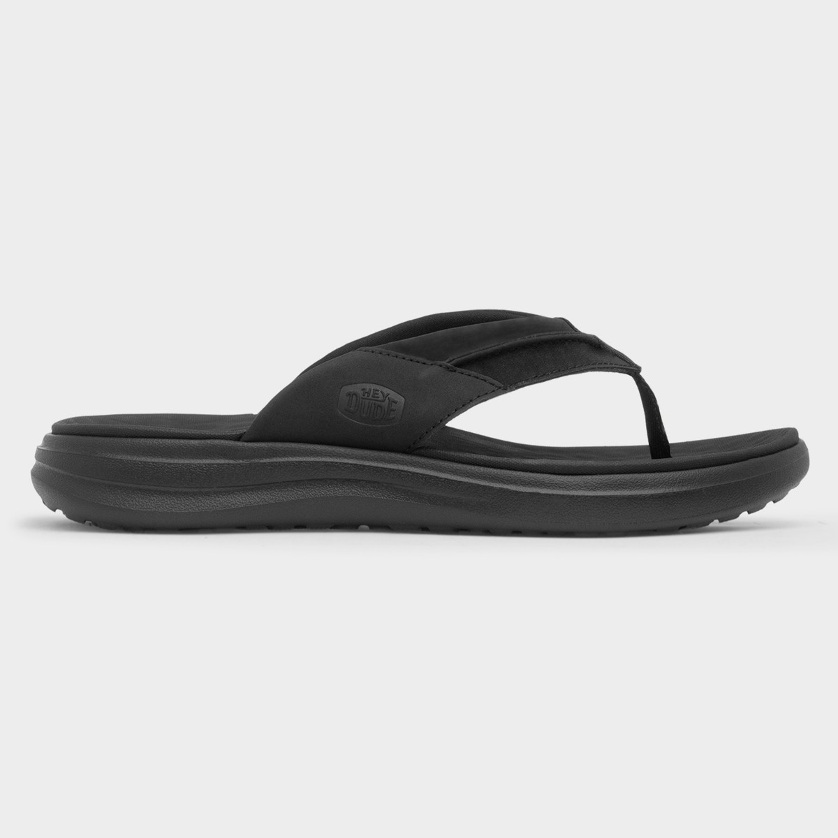 Finn Mens Black EVA Toe Post Flip Flop