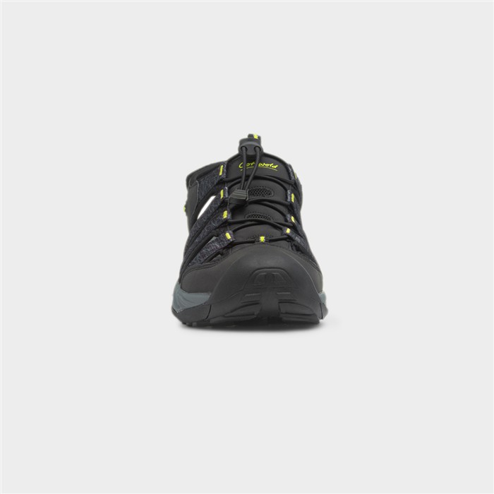 Minster Mens Black Fisherman Sandal