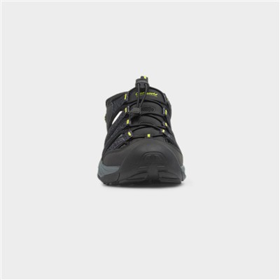 Minster Mens Black Fisherman Sandal