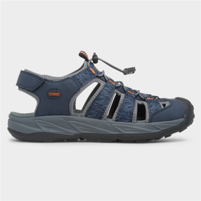 Minster Mens Navy Fisherman Sandal