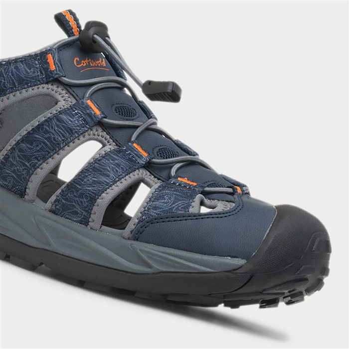 Minster Mens Navy Fisherman Sandal