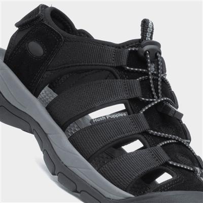 Peru Mens Black Sandal