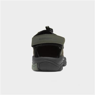 Peru Mens Khaki Green Sandal