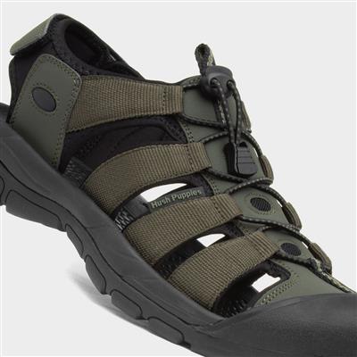 Peru Mens Khaki Green Sandal