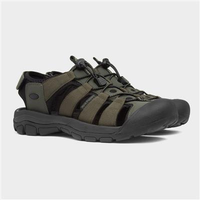 Peru Mens Khaki Green Sandal