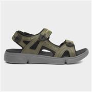 Hush Puppies Castro Mens Khaki Sandal (Click For Details)