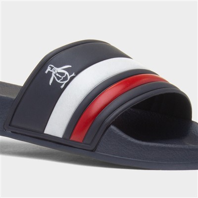 Pier Retro Mens Navy EVA Slider