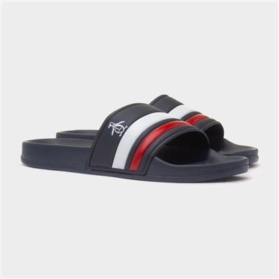 Pier Retro Mens Navy EVA Slider