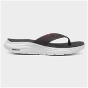 Skechers Vapor Foam Sayto Mens Black Vegan Sandal (Click For Details)
