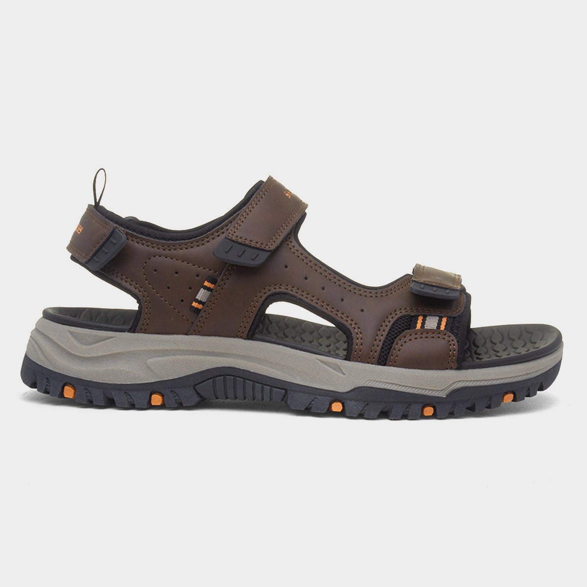 Prewitt Rigdon Mens Brown Vegan Sandal