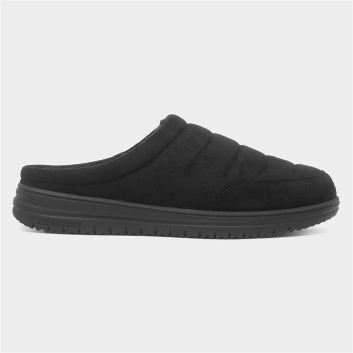 Murette Garvanza Mens Black Mule Slipper
