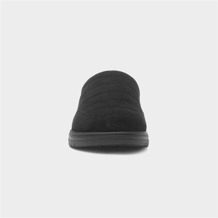 Murette Garvanza Mens Black Mule Slipper