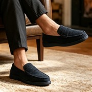 Jo & Joe Beamsley Mens Navy Suede Slippers (Click For Details)