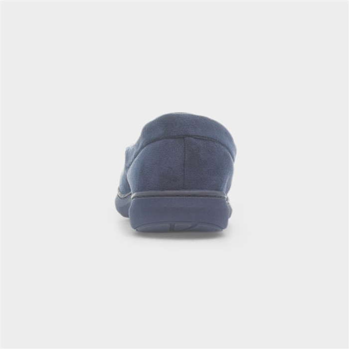 Perthshire Mens Navy Slippers