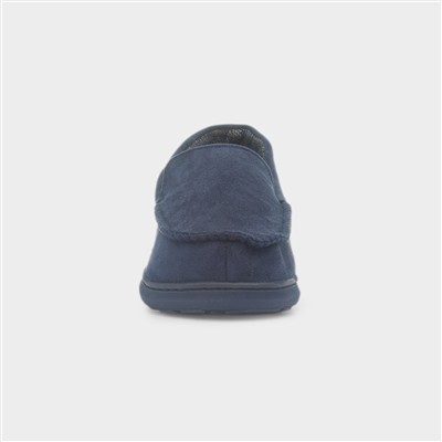 Perthshire Mens Navy Slippers