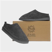 Jo & Joe Kinross Mens Dark Grey Mens Mule Slipper (Click For Details)