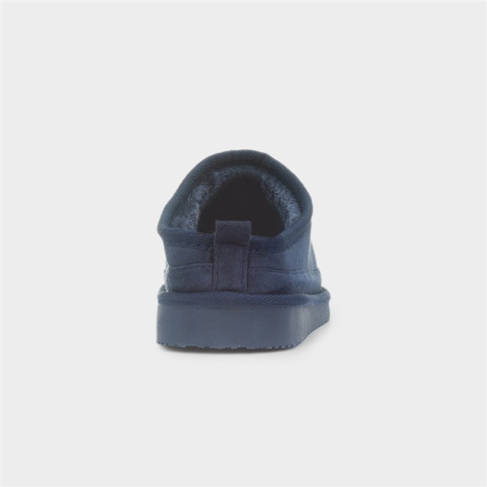 Kinross Mens Navy Mens Mule Slipper