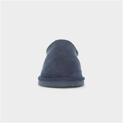 Kinross Mens Navy Mens Mule Slipper