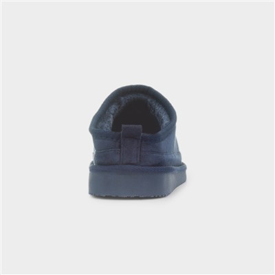 Kinross Mens Navy Mens Mule Slipper