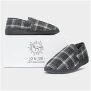Jo & Joe Carl Mens Grey Closed Full Ankle Slipper (Click For Details)