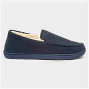 The Slipper Company Mens Navy Warm Lined Moccasin (Click For Details)
