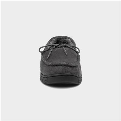 Mens Grey Moccasins