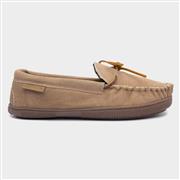 Hush Puppies Ace Mens Tan Moccasin Slipper (Click For Details)
