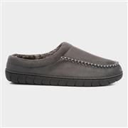 The Slipper Company Mens Warm Lined Mule in Grey (Click For Details)