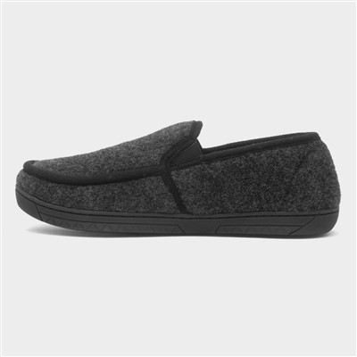 Mens Grey Moccasin