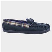Cotswold Sodbury Mens Blue Moccasin Slipper (Click For Details)