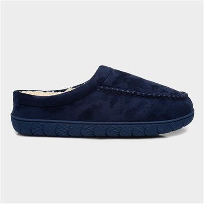 Mens Navy Mule