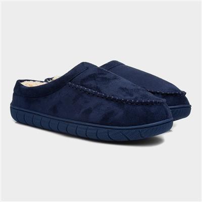 Mens Navy Mule