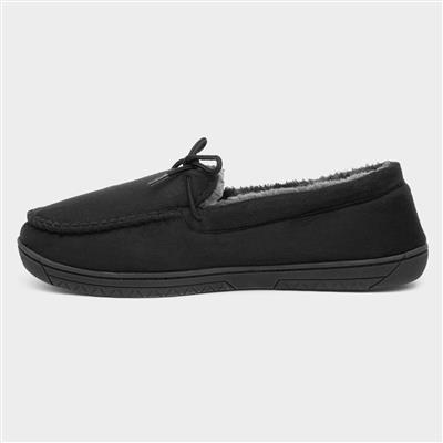 Mens Black Moccasin