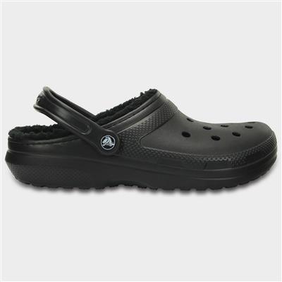 Mens Classic Lined Clog in Black