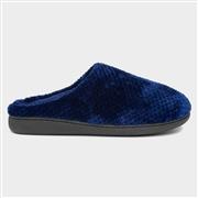 The Slipper Company Mens Navy Flannel Mule (Click For Details)