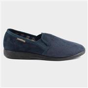 Goodyear Mallory Mens Blue Memory Foam Slippers (Click For Details)
